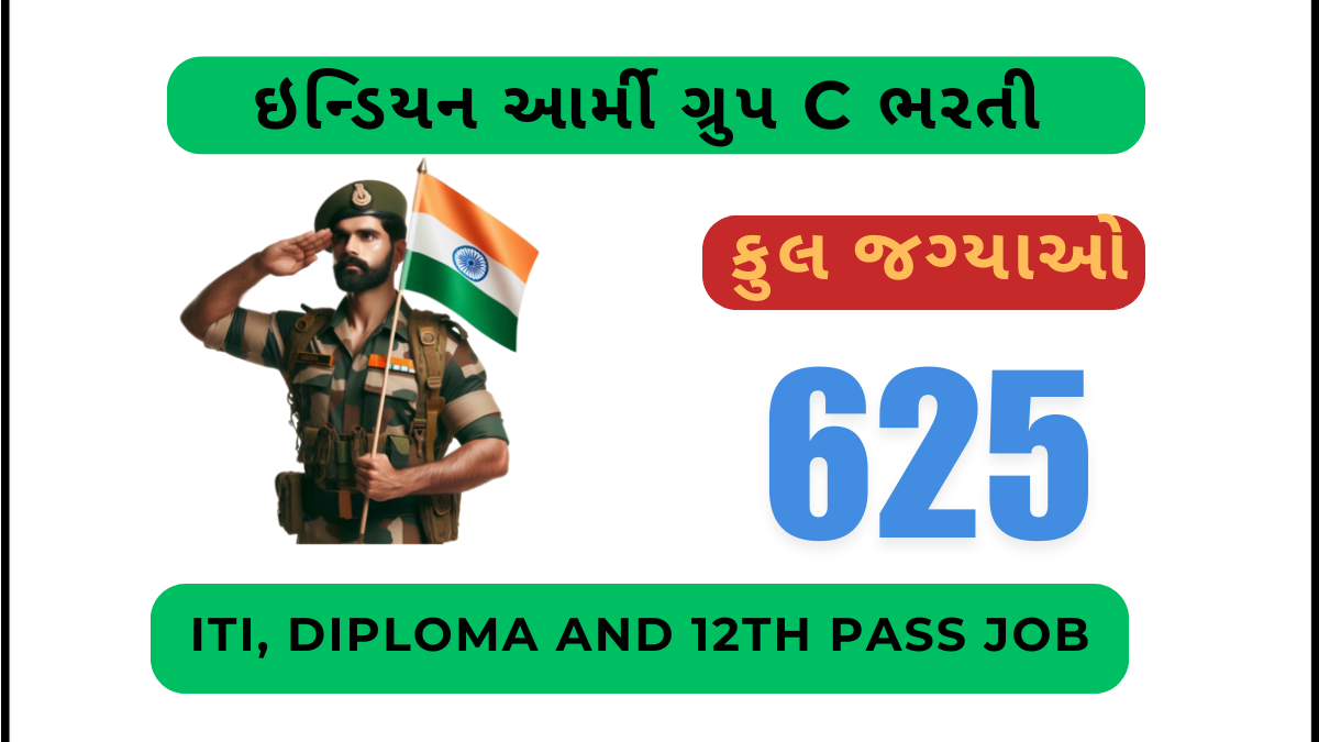 Indian Army Group C Recruitment 2024,Vacancies 625