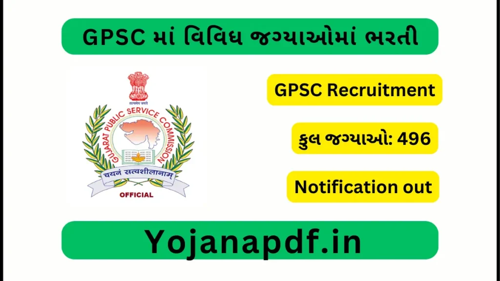 GPSC Recruitment 2025